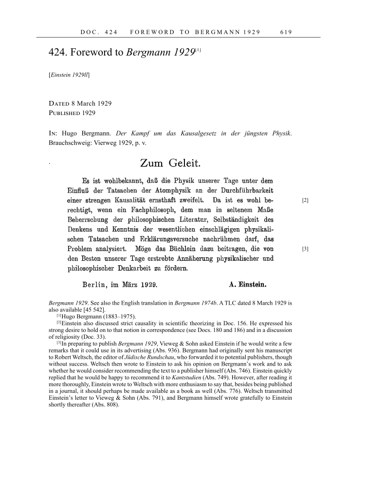 Volume 16: The Berlin Years: Writings & Correspondence, June 1927-May 1929 page 619