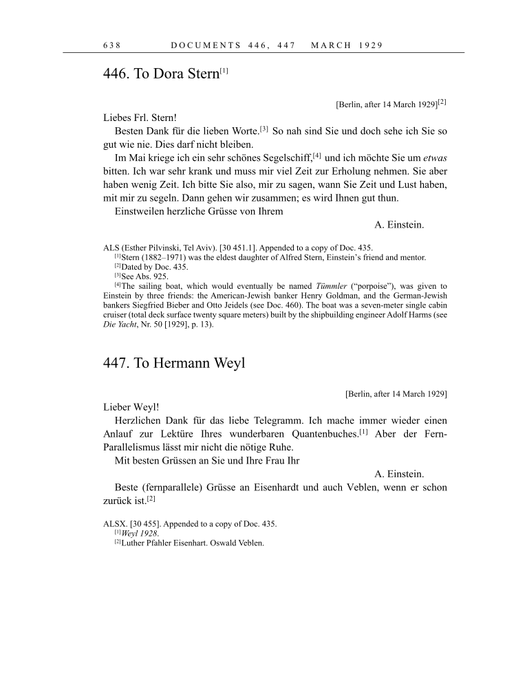 Volume 16: The Berlin Years: Writings & Correspondence, June 1927-May 1929 page 638