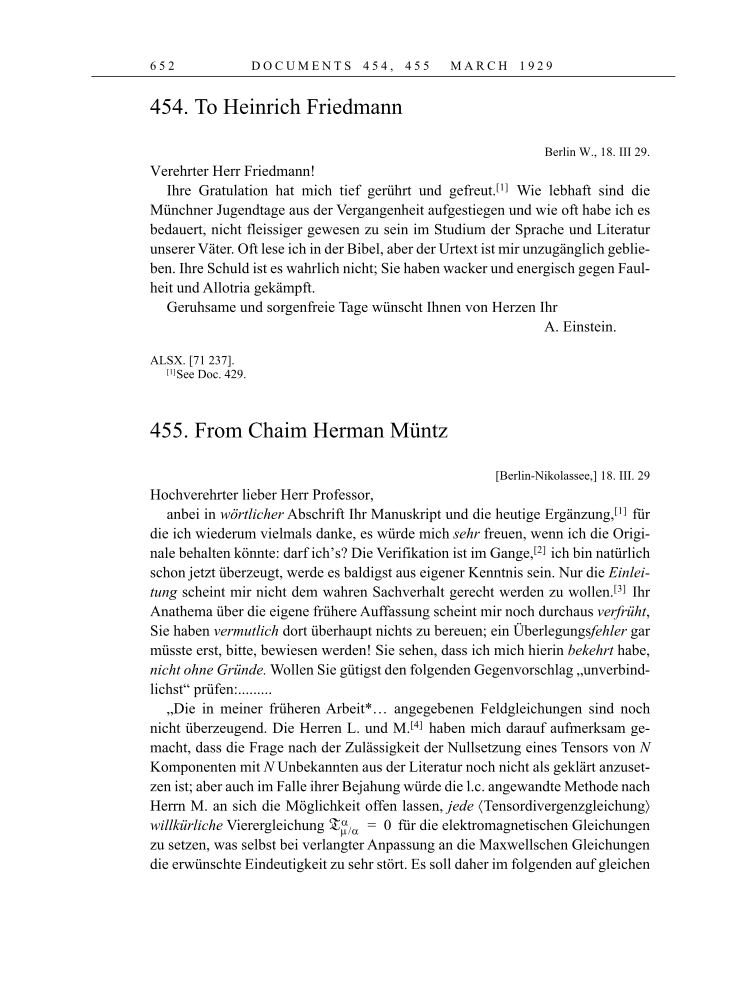 Volume 16: The Berlin Years: Writings & Correspondence, June 1927-May 1929 page 652