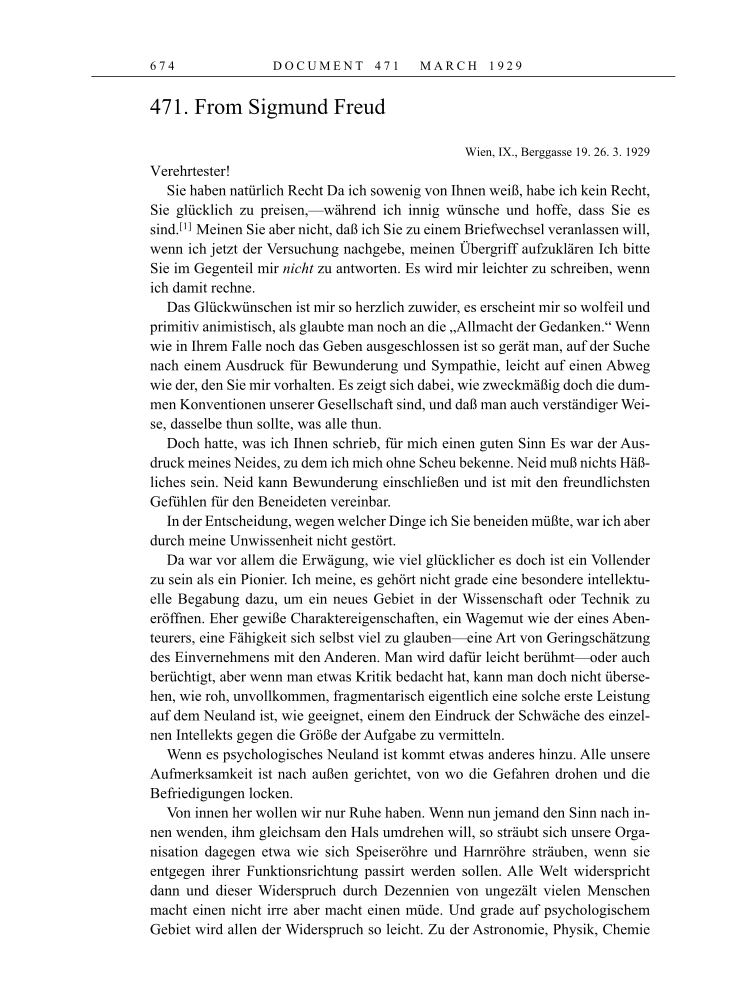 Volume 16: The Berlin Years: Writings & Correspondence, June 1927-May 1929 page 674