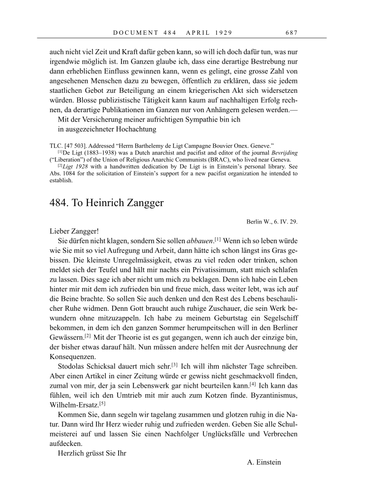 Volume 16: The Berlin Years: Writings & Correspondence, June 1927-May 1929 page 687