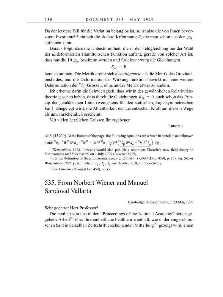 Volume 16: The Berlin Years: Writings & Correspondence, June 1927-May 1929 page 750