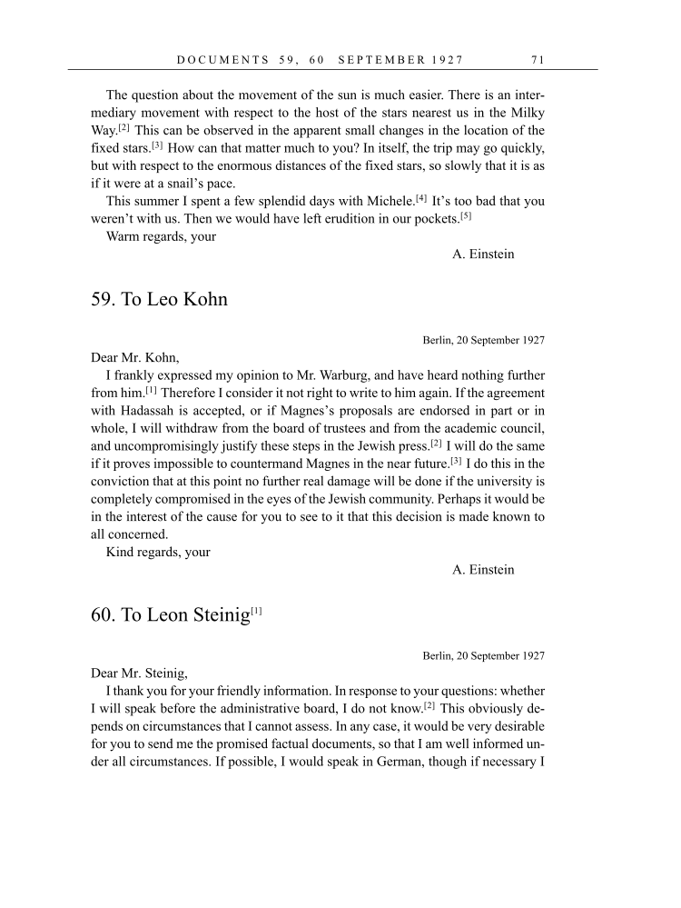 Volume 16: The Berlin Years: Writings & Correspondence, June 1927-May 1929 (English Translation Supplement) page 71