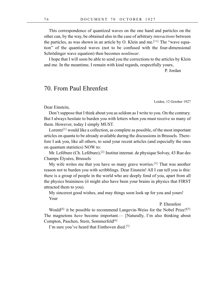 Volume 16: The Berlin Years: Writings & Correspondence, June 1927-May 1929 (English Translation Supplement) page 76