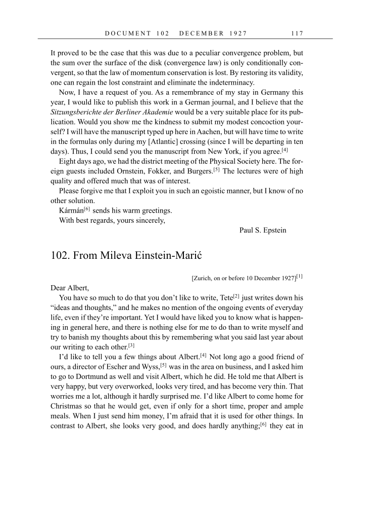 Volume 16: The Berlin Years: Writings & Correspondence, June 1927-May 1929 (English Translation Supplement) page 117
