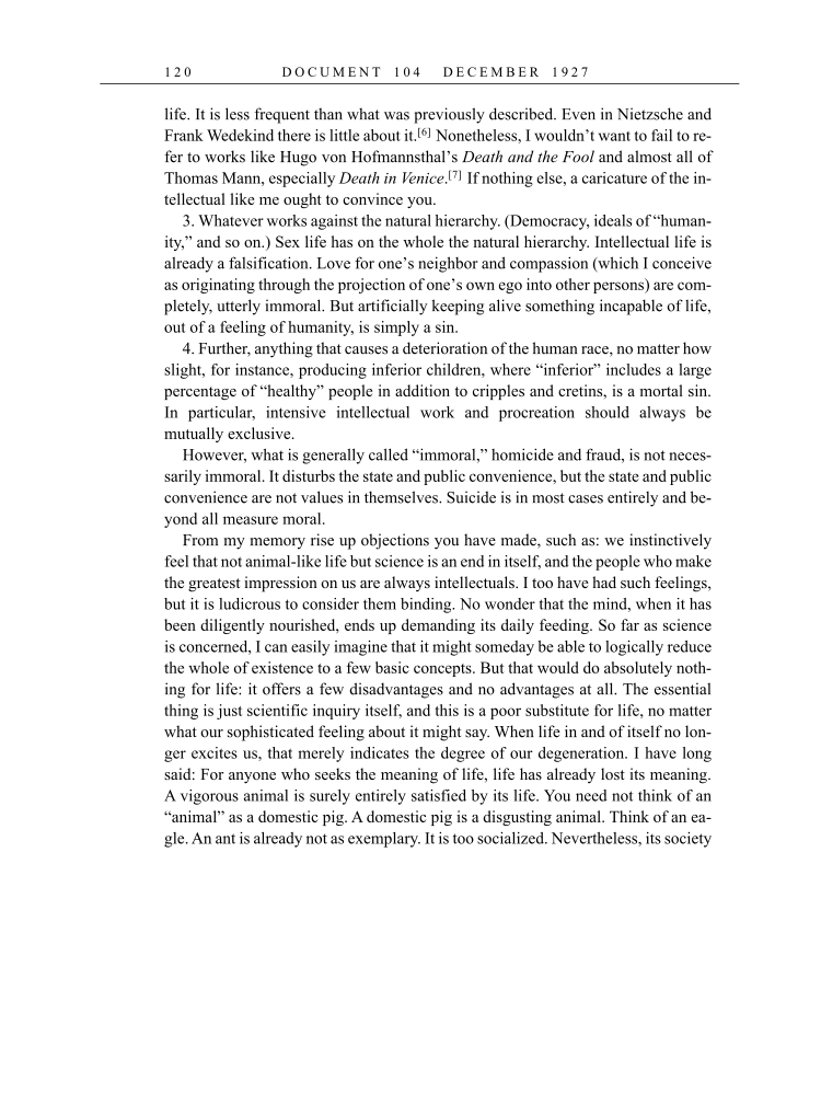 Volume 16: The Berlin Years: Writings & Correspondence, June 1927-May 1929 (English Translation Supplement) page 120