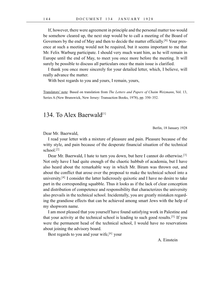 Volume 16: The Berlin Years: Writings & Correspondence, June 1927-May 1929 (English Translation Supplement) page 144