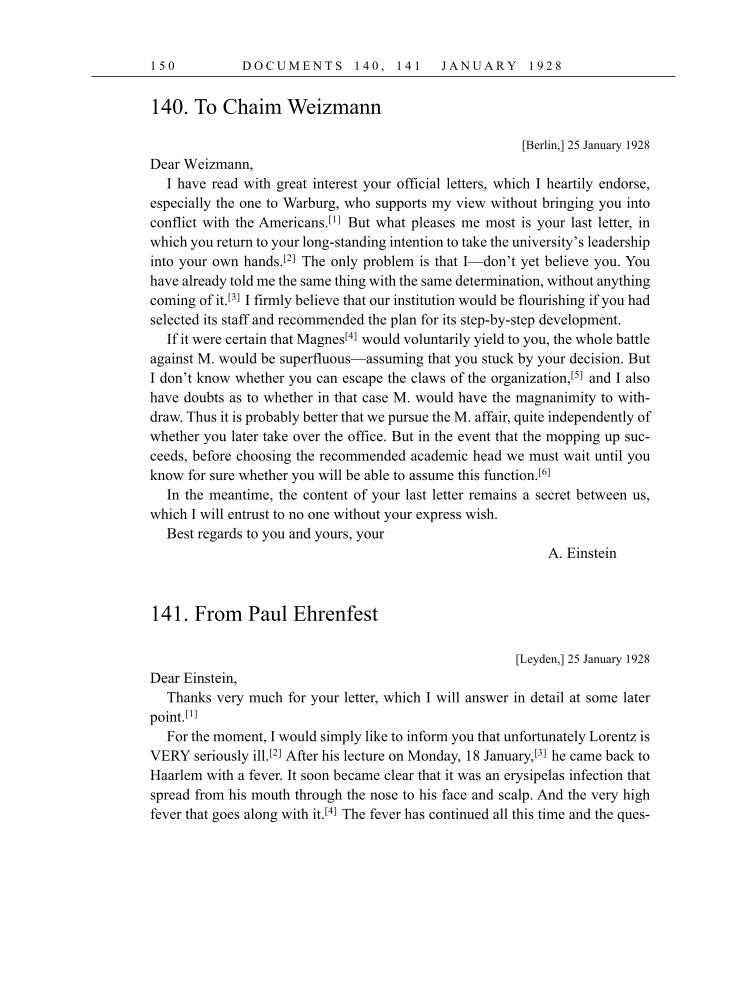 Volume 16: The Berlin Years: Writings & Correspondence, June 1927-May 1929 (English Translation Supplement) page 150
