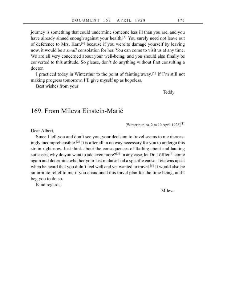 Volume 16: The Berlin Years: Writings & Correspondence, June 1927-May 1929 (English Translation Supplement) page 173