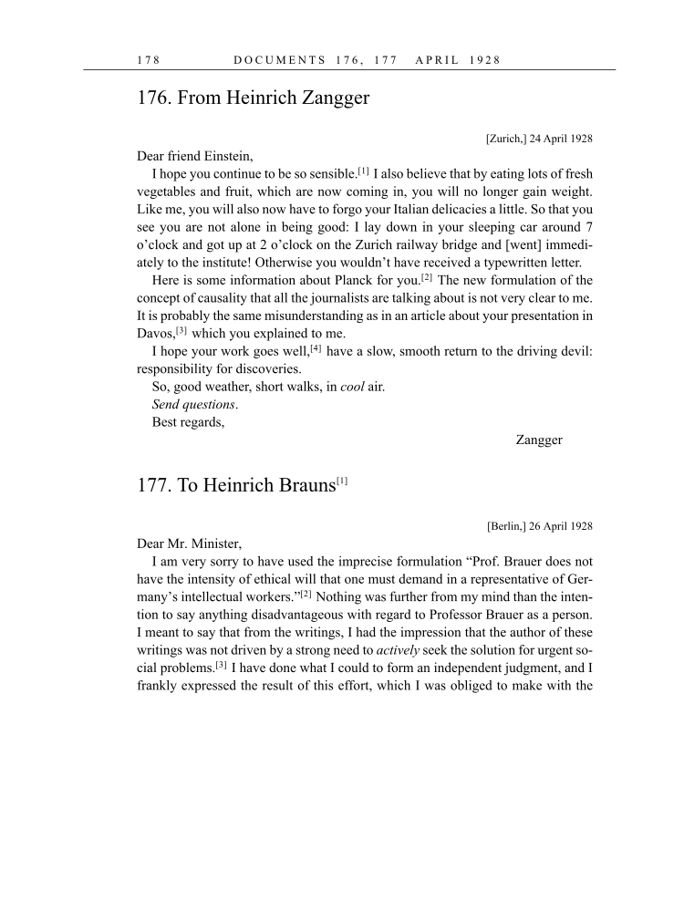 Volume 16: The Berlin Years: Writings & Correspondence, June 1927-May 1929 (English Translation Supplement) page 178