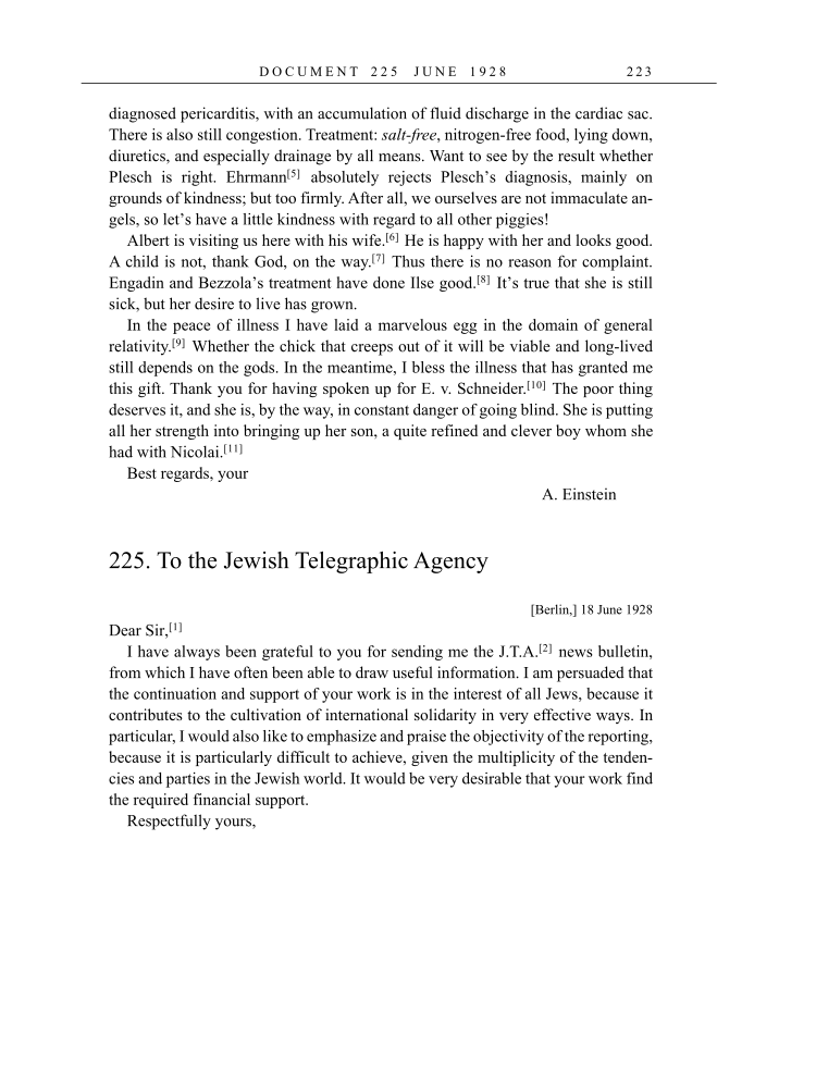 Volume 16: The Berlin Years: Writings & Correspondence, June 1927-May 1929 (English Translation Supplement) page 223