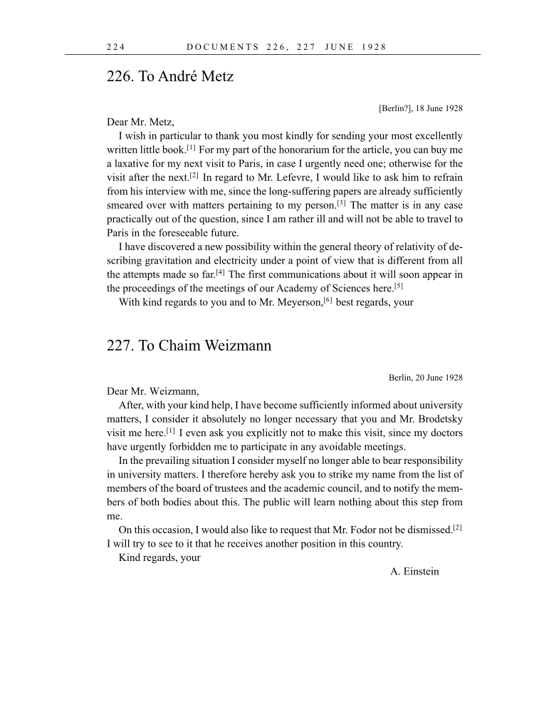 Volume 16: The Berlin Years: Writings & Correspondence, June 1927-May 1929 (English Translation Supplement) page 224