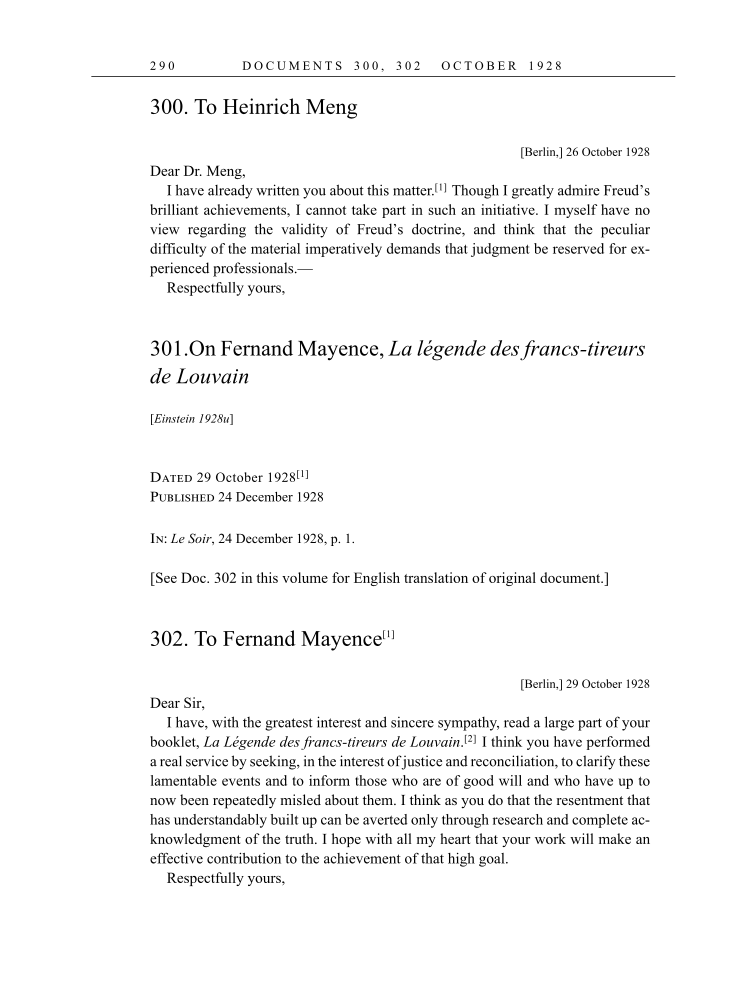 Volume 16: The Berlin Years: Writings & Correspondence, June 1927-May 1929 (English Translation Supplement) page 290