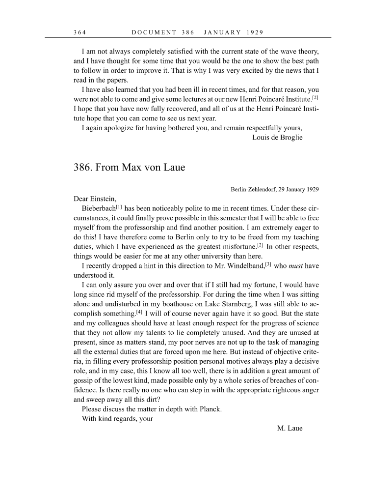 Volume 16: The Berlin Years: Writings & Correspondence, June 1927-May 1929 (English Translation Supplement) page 364