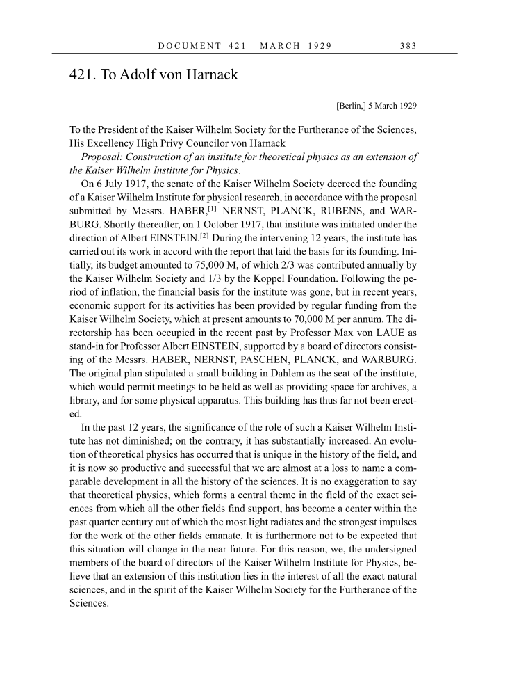 Volume 16: The Berlin Years: Writings & Correspondence, June 1927-May 1929 (English Translation Supplement) page 383