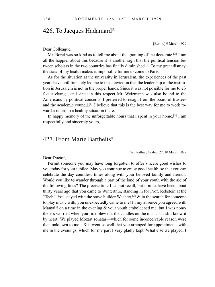 Volume 16: The Berlin Years: Writings & Correspondence, June 1927-May 1929 (English Translation Supplement) page 388