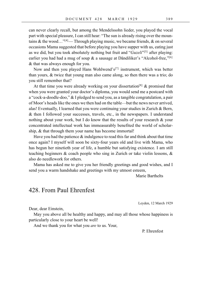 Volume 16: The Berlin Years: Writings & Correspondence, June 1927-May 1929 (English Translation Supplement) page 389