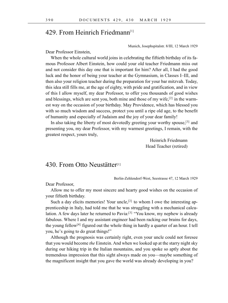 Volume 16: The Berlin Years: Writings & Correspondence, June 1927-May 1929 (English Translation Supplement) page 390