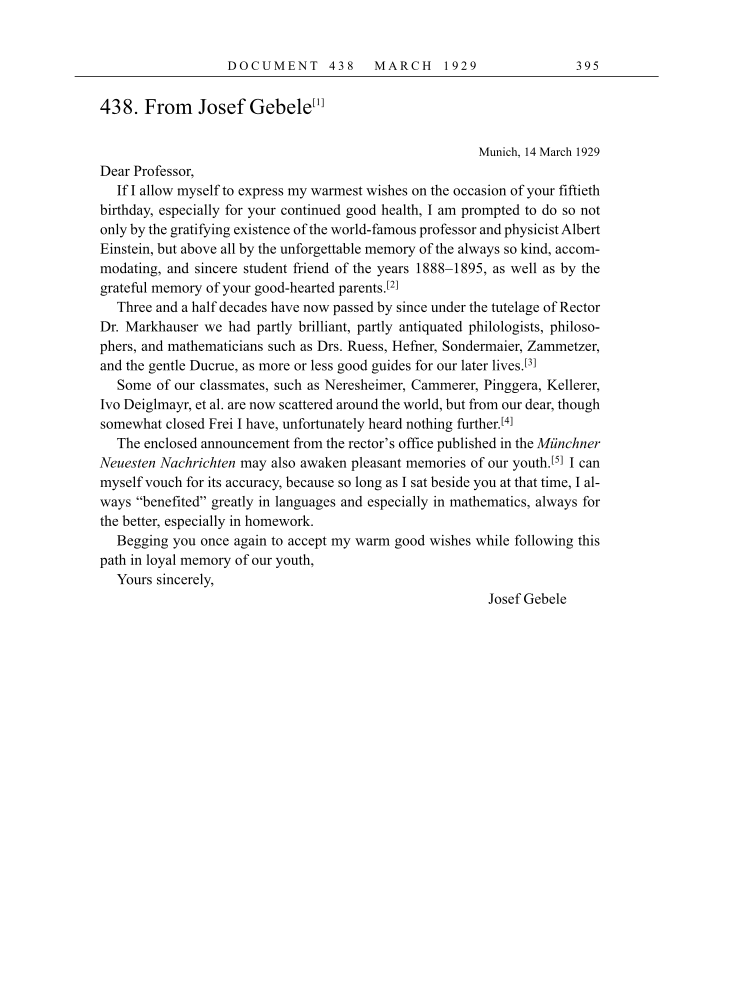Volume 16: The Berlin Years: Writings & Correspondence, June 1927-May 1929 (English Translation Supplement) page 395