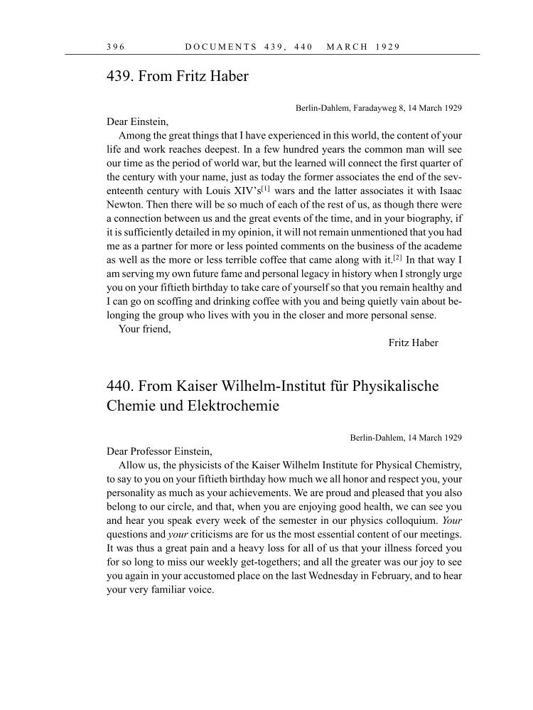 Volume 16: The Berlin Years: Writings & Correspondence, June 1927-May 1929 (English Translation Supplement) page 396