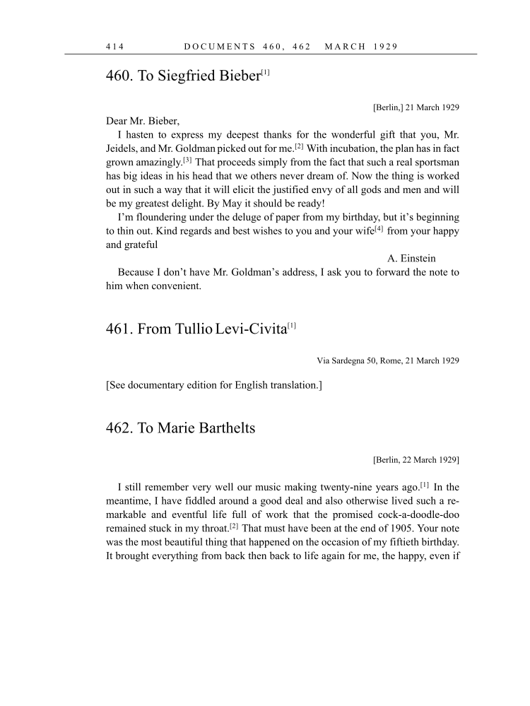Volume 16: The Berlin Years: Writings & Correspondence, June 1927-May 1929 (English Translation Supplement) page 414