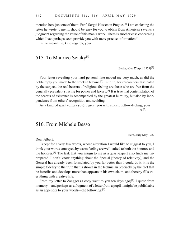Volume 16: The Berlin Years: Writings & Correspondence, June 1927-May 1929 (English Translation Supplement) page 442