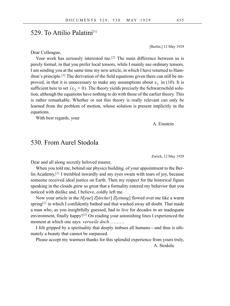 Volume 16: The Berlin Years: Writings & Correspondence, June 1927-May 1929 (English Translation Supplement) page 455