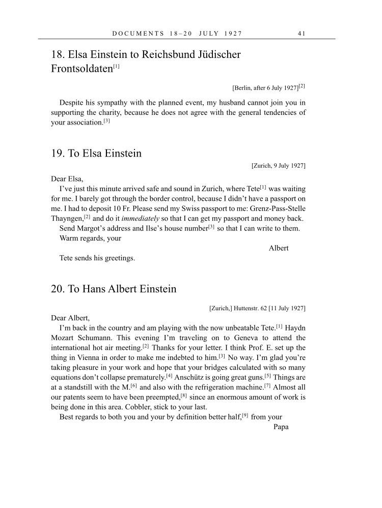 Volume 16: The Berlin Years: Writings & Correspondence, June 1927-May 1929 (English Translation Supplement) page 41