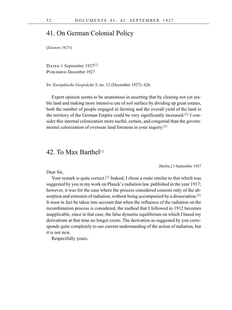 Volume 16: The Berlin Years: Writings & Correspondence, June 1927-May 1929 (English Translation Supplement) page 52